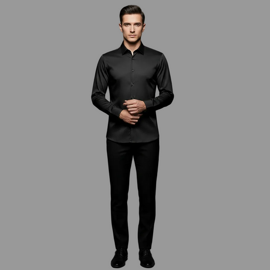 Jethro | Men's Dress Shirt Wrinkle-Free Cotton