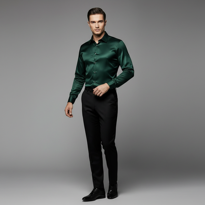 Jethro | Men's Dress Shirt Wrinkle-Free Cotton