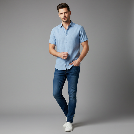 Men's Casual Summer Shirt | Stylish Loose Fit T-Shirt