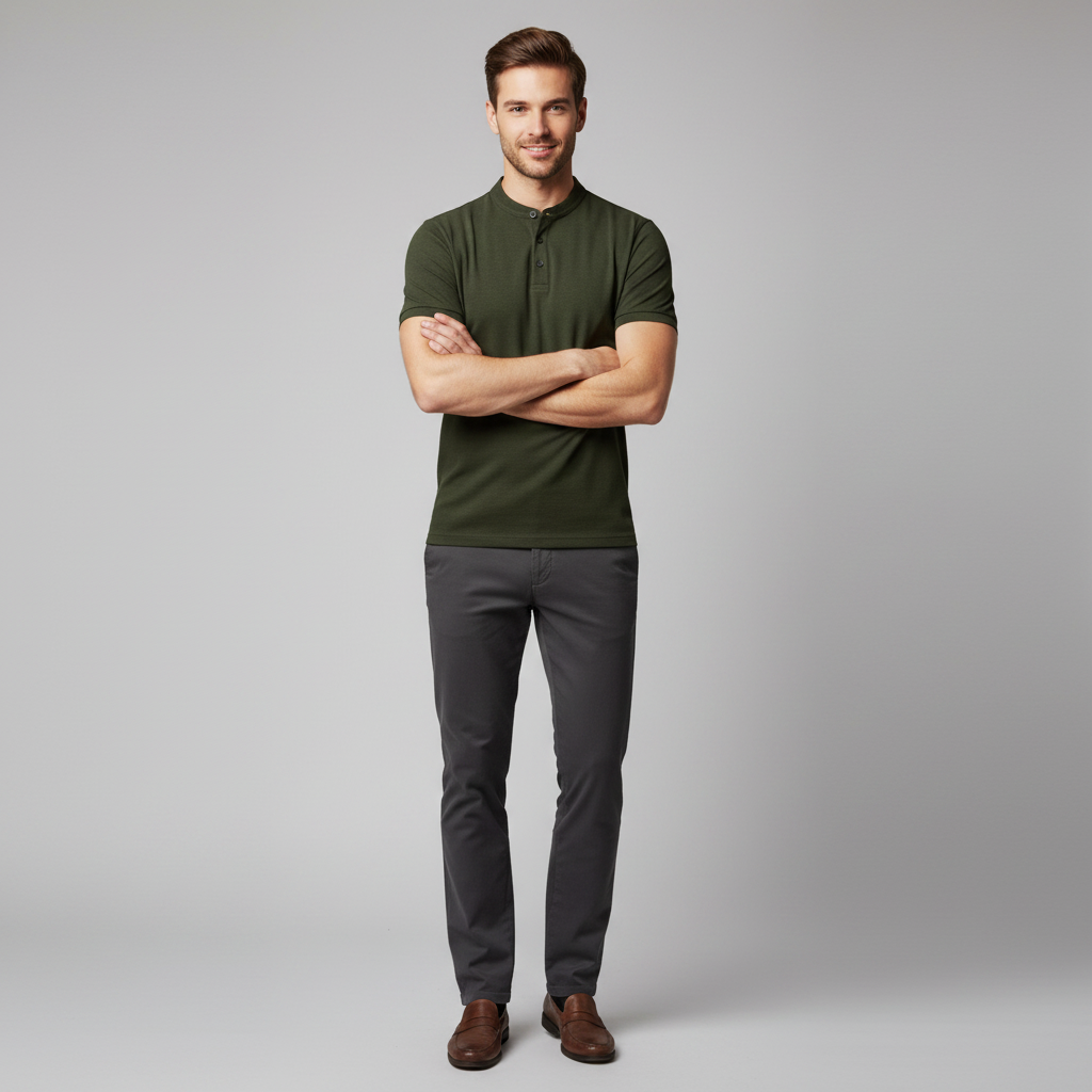 Men's Elegant Casual Polo Shirt | Classic Fit