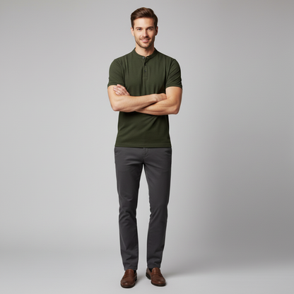 Men's Elegant Casual Polo Shirt | Classic Fit