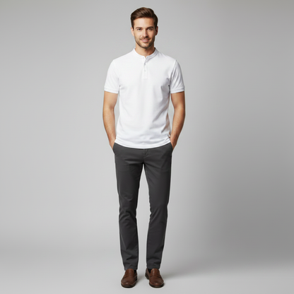 Men's Elegant Casual Polo Shirt | Classic Fit
