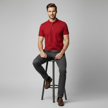 Men's Elegant Casual Polo Shirt | Classic Fit