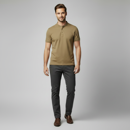 Men's Elegant Casual Polo Shirt | Classic Fit