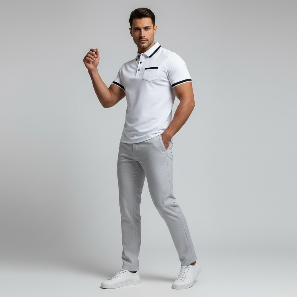 Men's Elegant Polo Shirt | Classic Fit Polo Shirts