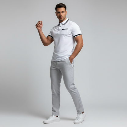 Men's Elegant Polo Shirt | Classic Fit Polo Shirts