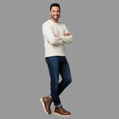 Men's Lace-Up Ankle Boots | Durable Footwear for Everyday Use