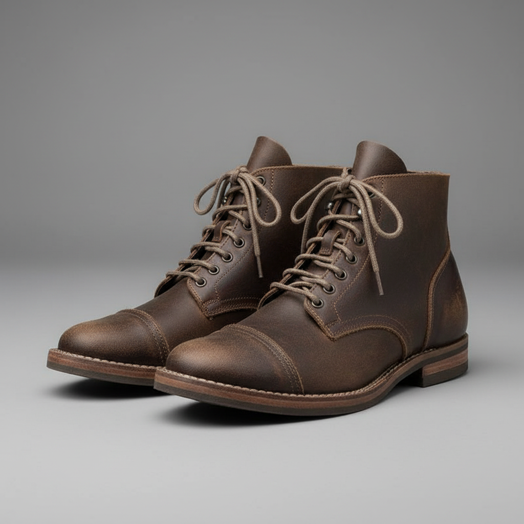 Men's Lace-Up Work Boots | Durable Classic Ankle Design