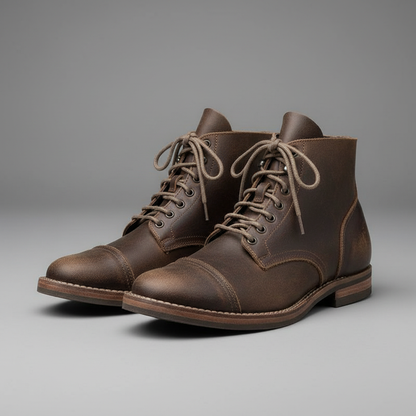 Men's Lace-Up Work Boots | Durable Classic Ankle Design