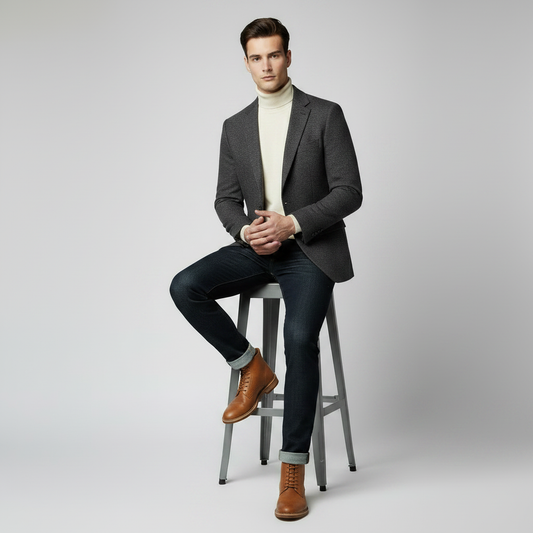 Men's Lace-Up Work Boots | Durable Classic Ankle Design