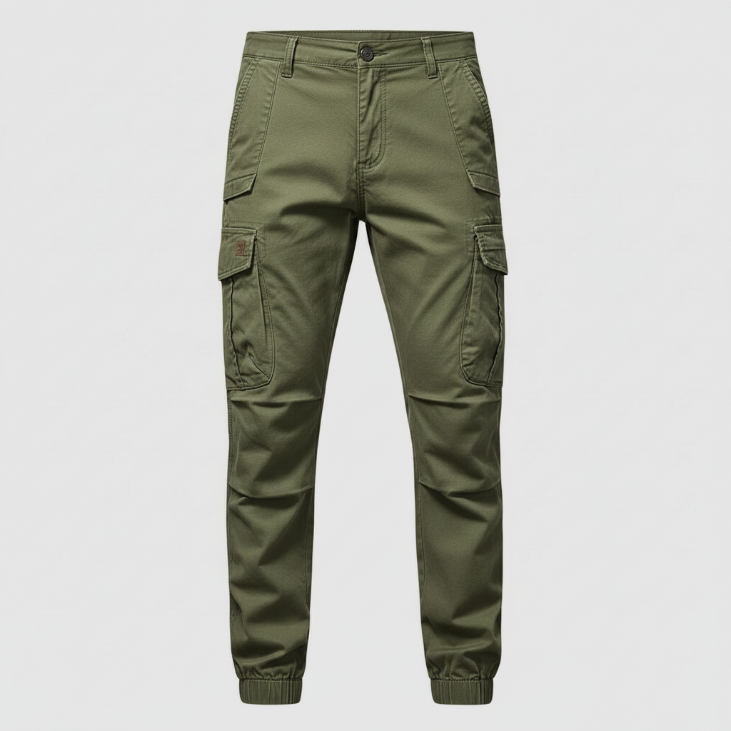 Men's Tactical Cargo Pants | Black Utility Trousers