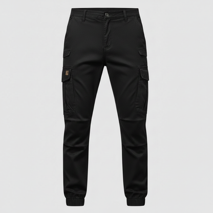 Men's Tactical Cargo Pants | Black Utility Trousers