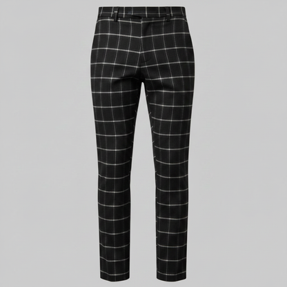 Sasha | Men's Checked Chino Pants for Casual Style