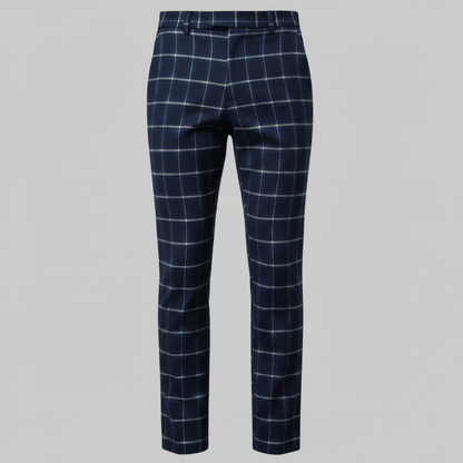 Sasha | Men's Checked Chino Pants for Casual Style