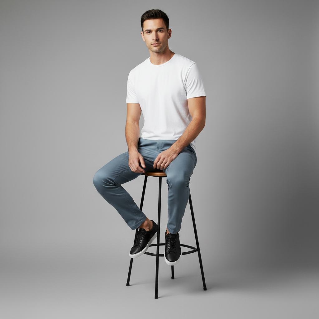 Saul Slim Fit Men's Chinos | Casual Trousers