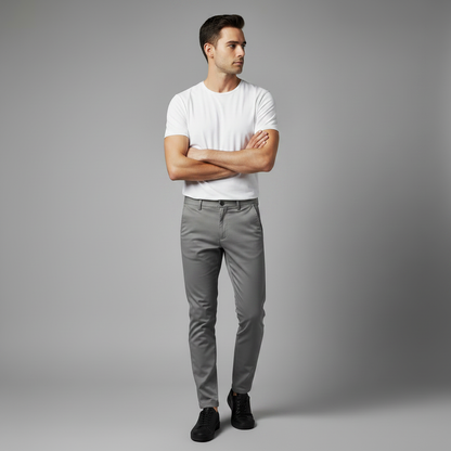 Saul Slim Fit Men's Chinos | Casual Trousers