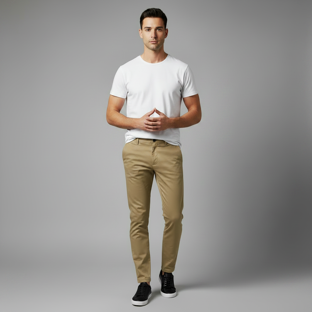 Saul Slim Fit Men's Chinos | Casual Trousers