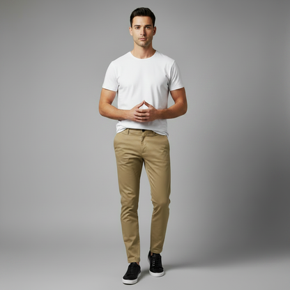 Saul Slim Fit Men's Chinos | Casual Trousers